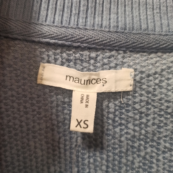 NWT Maurices women's Teddy Sherpa Sweatshirt. Size small - Picture 7 of 15